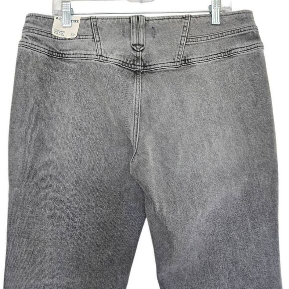 Free People Stillwater Low Rise Slim Flare Jeans Gray Size 30 - Picture 9 of 12